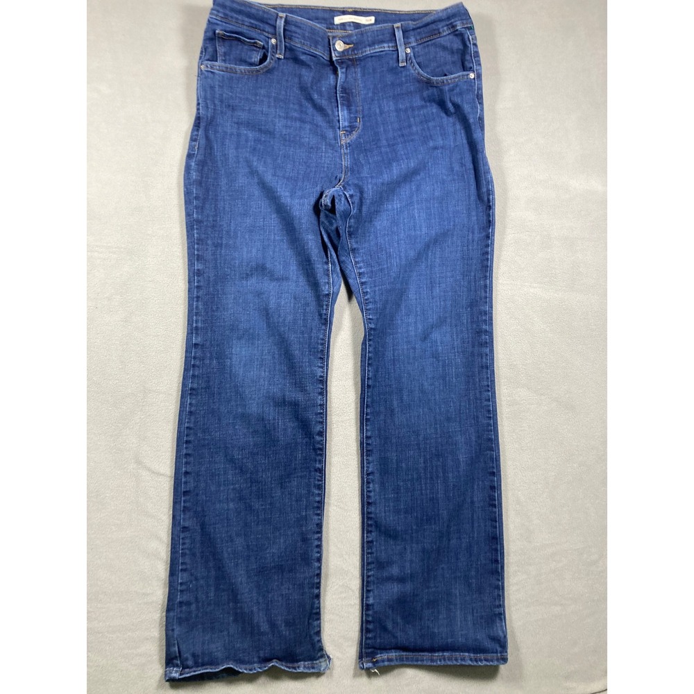 Levi's Jeans Womens 16W Blue Bootcut High Rise 725 High Rise Bootcut Stretch Med